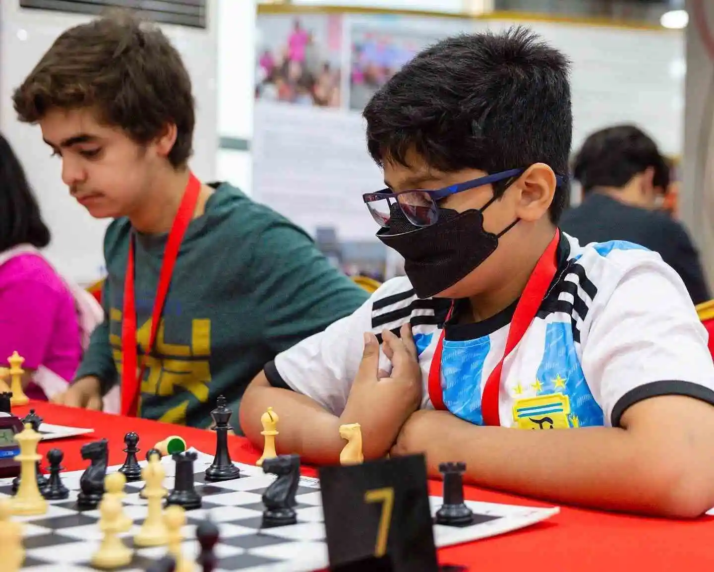 ACA student participating in 1st CCA FIDE Rated Rapid Chess Tournament