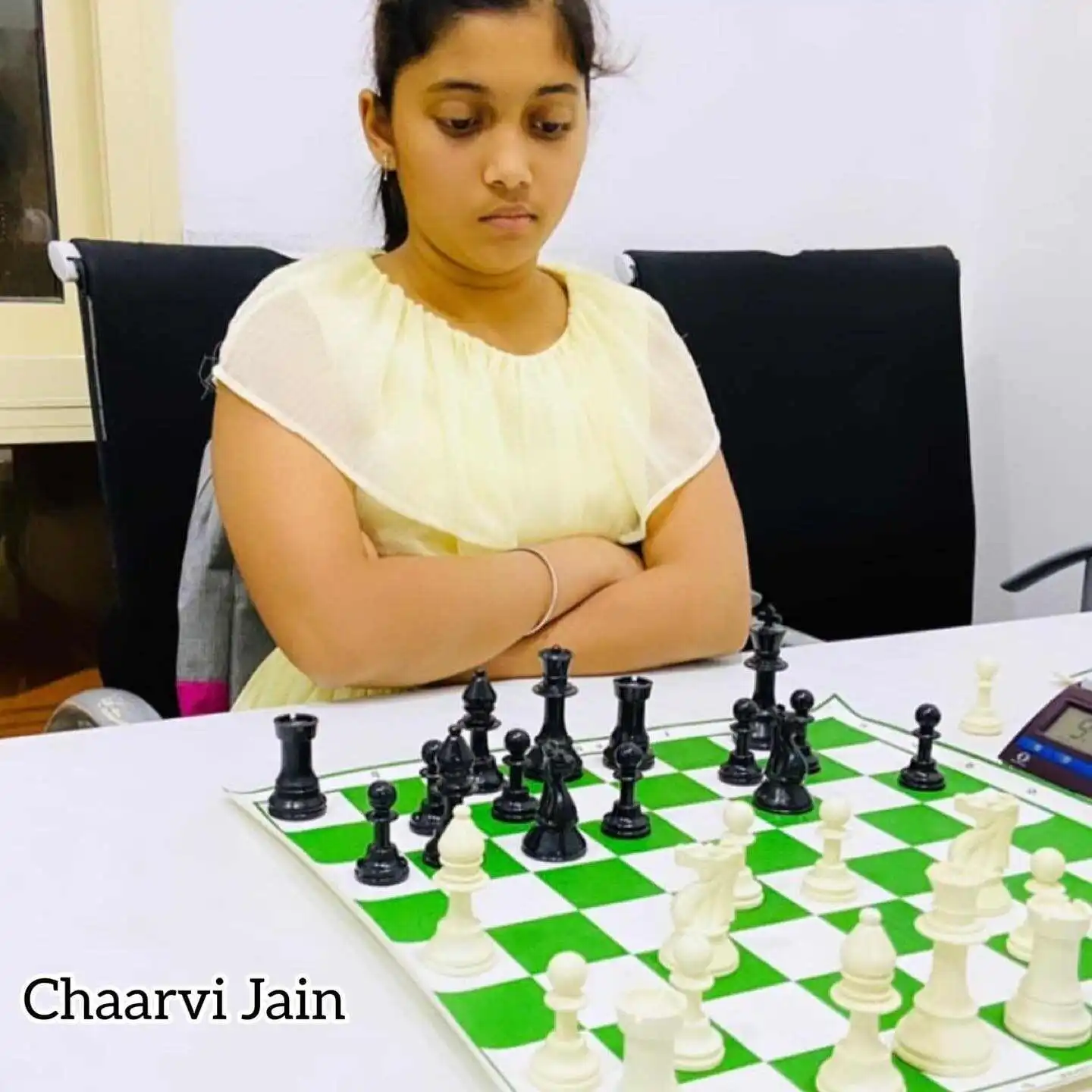 Students Achievements (Before May 2023) - Academy Student Chaarvi Jain Achieve Fide Rating