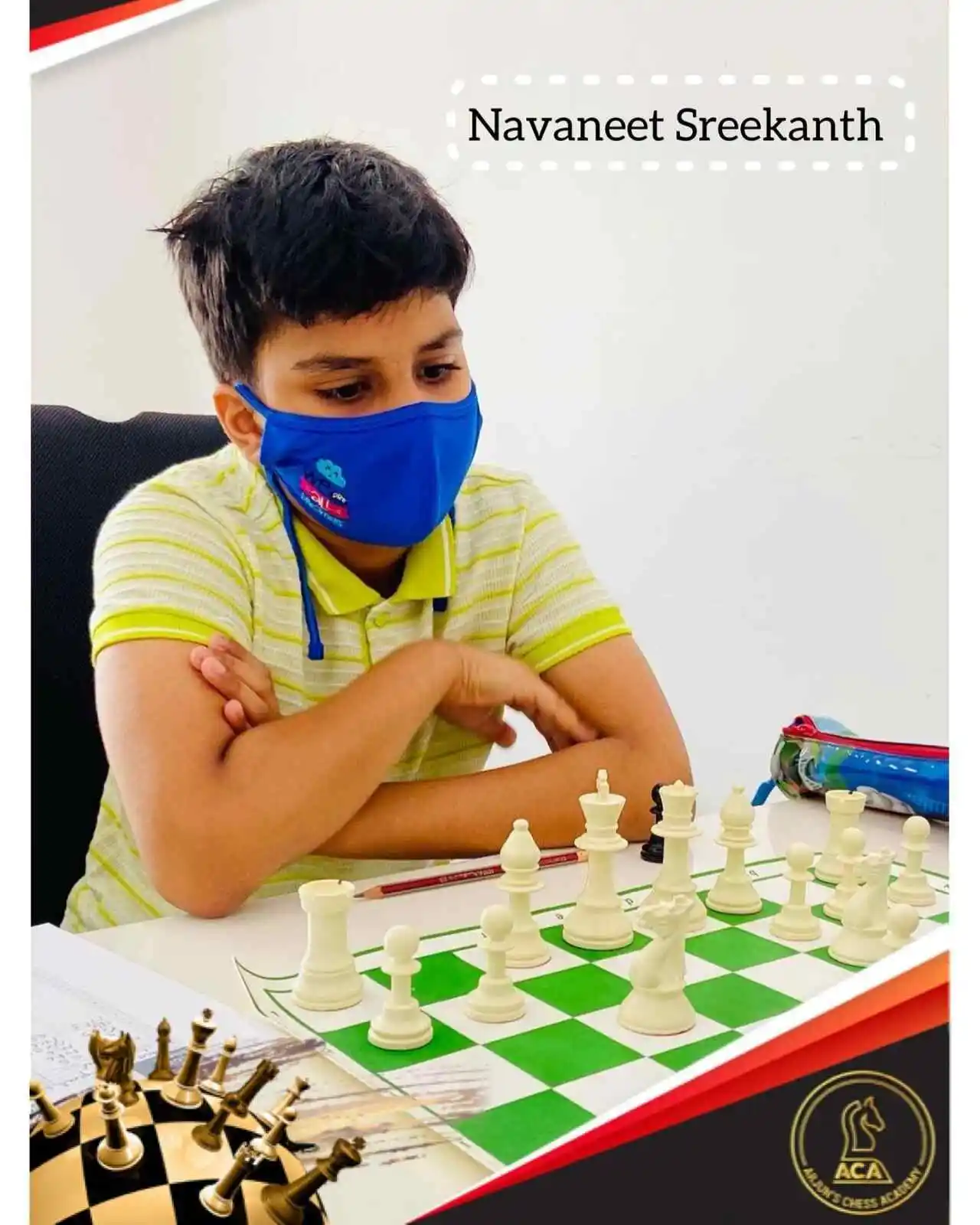 Students Achievements (Before May 2023) - Navaneet Sreekanth won his FIDE rating