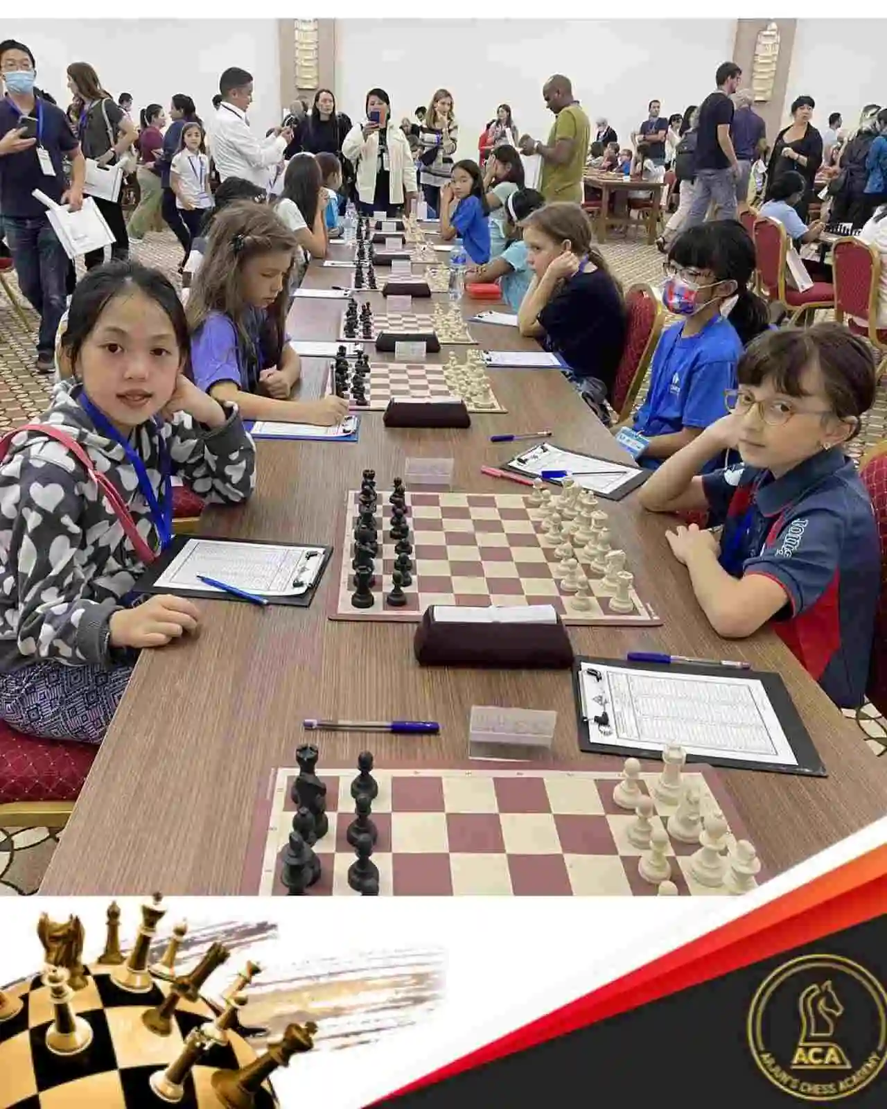 Students Achievements (Before May 2023) - Student Shuang Chen participating at the FIDE World Cadets Chess Championship