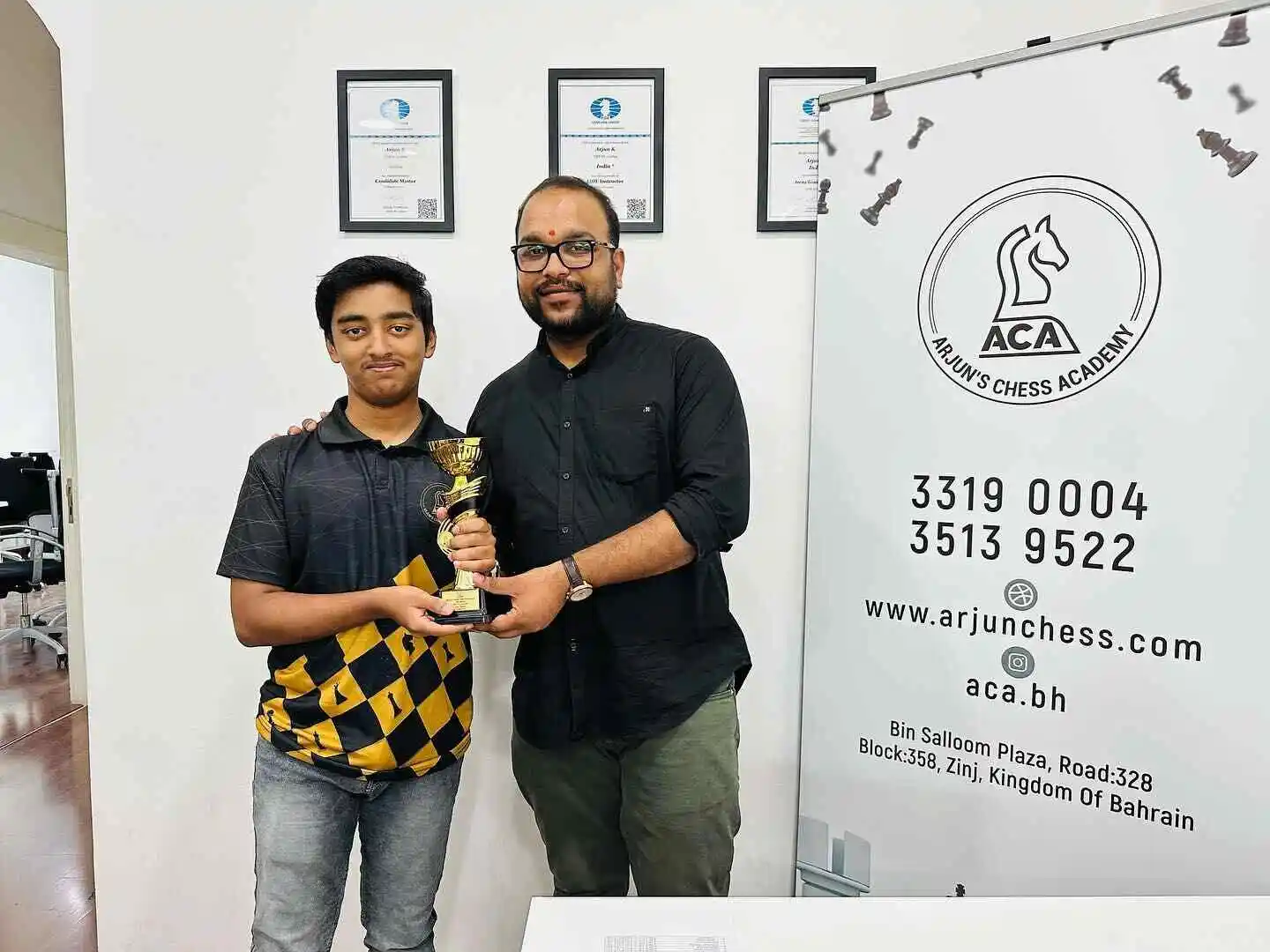 Students Achievements (May) - 5th ACA Rapid Chess Tournament - Eid Special Category B winner 2