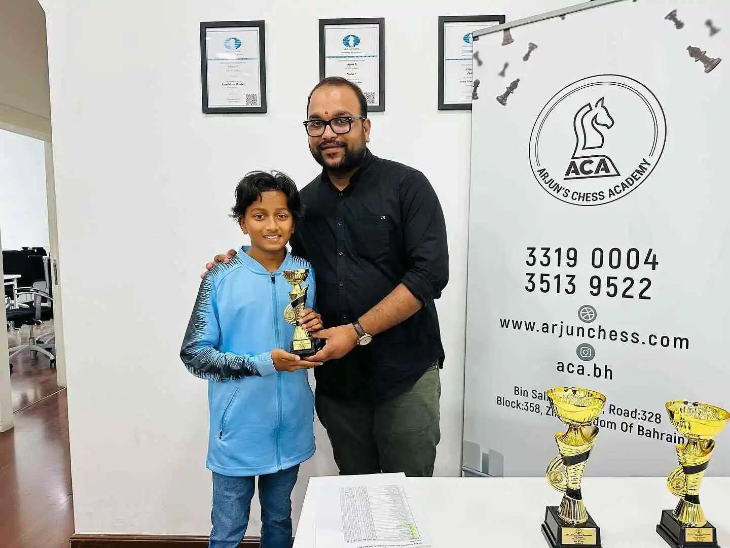 Students Achievements (May) - 5th ACA Rapid Chess Tournament - Eid Special Category B winner 5